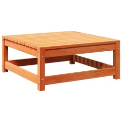 Salon de jardin 9 pcs marron cire bois de pin massif 509378509378