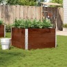 Jardinière marron 100x100 cm bois massif de pin 509388509388