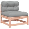 Salon de jardin 6 pcs et coussins bois massif sapin de douglas 509400509400