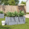 Jardinière gris 150x50 cm bois massif de pin 509403509403