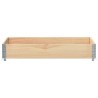 Jardinière 120x80 cm bois massif de pin 509407509407