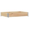 Jardinière 120x80 cm bois massif de pin 509407509407