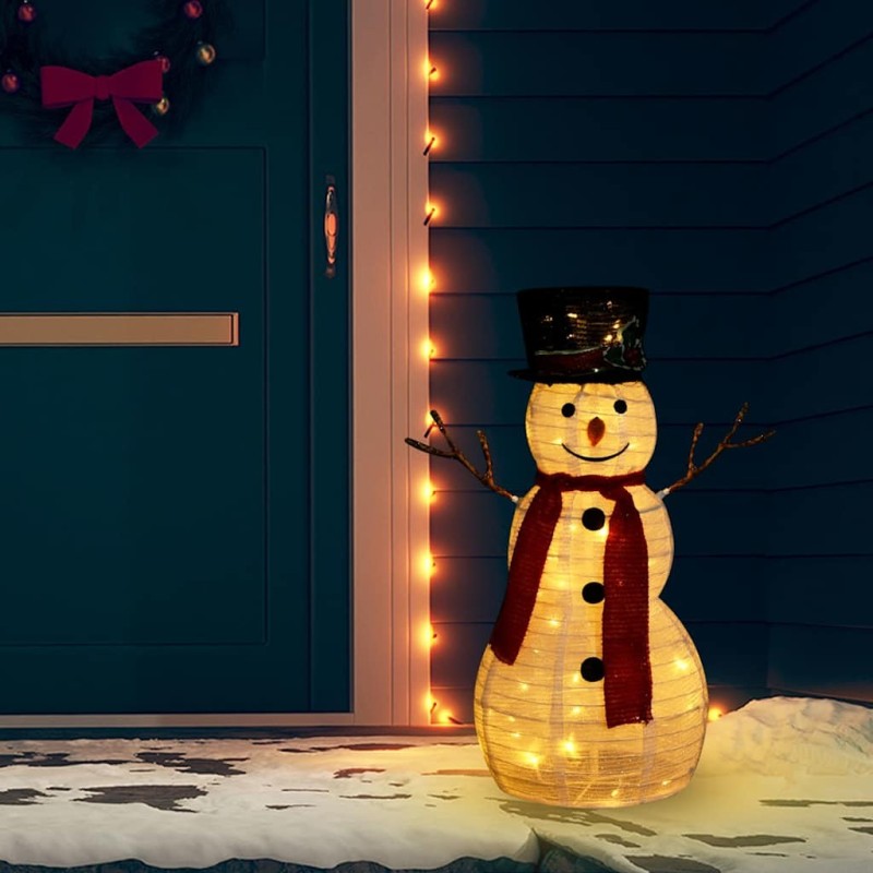 Figurine de bonhomme de neige de Noël à LED Tissu 60 cm 509409509409