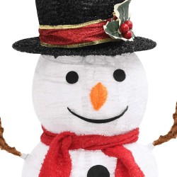 Figurine de bonhomme de neige de Noël à LED Tissu 60 cm 509409509409