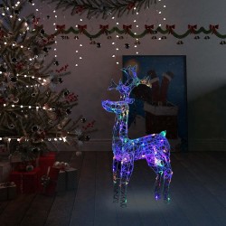 Renne de décoration de Noël 90 LED 60x16x100 cm Acrylique 509411509411