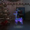 Renne de décoration de Noël 90 LED 60x16x100 cm Acrylique 509411509411