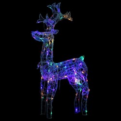 Renne de décoration de Noël 90 LED 60x16x100 cm Acrylique 509411509411