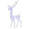 Renne de décoration de Noël Acrylique 140 LED bleues 120 cm 509412509412