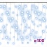 Rideau lumineux à glaçons LED 10m 400LED Blanc froid 8fonctions 509416509416