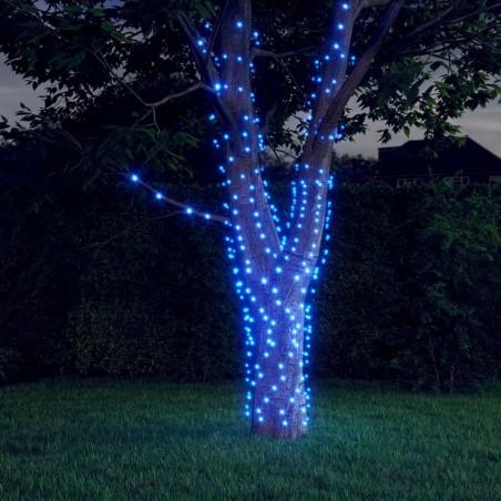 Lampes solaires 5 pcs 5x200 LED Bleu Intérieur Extérieur 509418509418