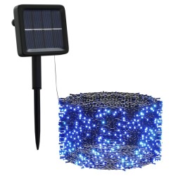 Lampes solaires 5 pcs 5x200 LED Bleu Intérieur Extérieur 509418509418