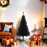 Sapin de Noël artificiel avec support noir 120 cm PVC 509419509419