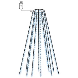 Guirlande lumineuse avec 500 LED Bleu 500 cm Int/Ext 509420509420