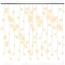 Rideau lumineux à glaçons LED 10m 400LED Blanc chaud 8fonctions 509425509425