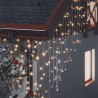 Rideau lumineux à glaçons LED 10m 400LED Blanc chaud 8fonctions 509425509425