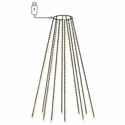 Guirlande lumineuse avec 500 LED Blanc froid 500 cm Int/Ext 509426509426