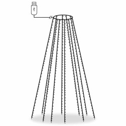 Guirlande lumineuse avec 500 LED Blanc froid 500 cm Int/Ext 509426509426