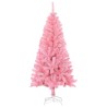 Sapin de Noël artificiel avec support rose 120 cm PVC 509431509431