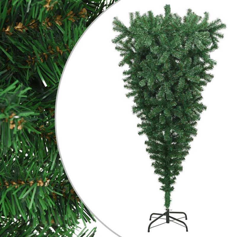 Sapin de Noël artificiel renversé avec support Vert 240 cm 509432509432