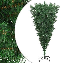Sapin de Noël artificiel renversé avec support Vert 180 cm 509433509433