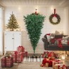 Sapin de Noël artificiel renversé avec support Vert 180 cm 509433509433