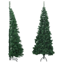 Sapin de Noël artificiel d'angle Vert 240 cm PVC 509434509434