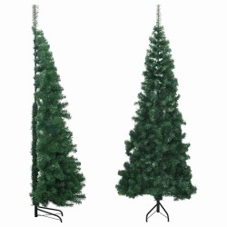 Sapin de Noël artificiel d'angle Vert 210 cm PVC 509435509435