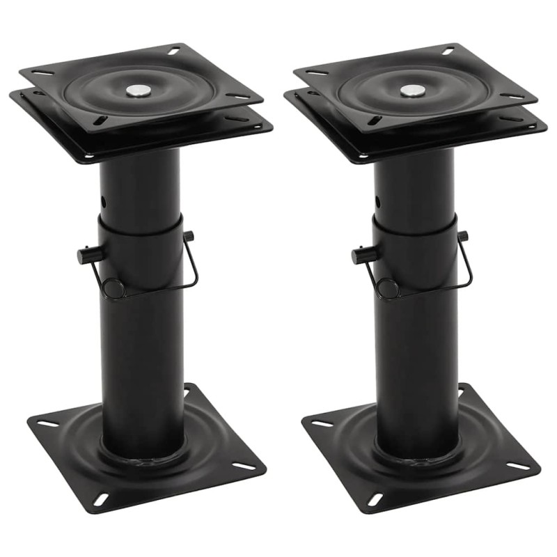 Piédestaux de siège bateau 2 pcs siège pivotant à 360° réglable 509438509438