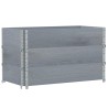 Colliers de palette 3 pcs gris 100x50 cm bois de pin solide 509442509442