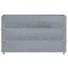 Colliers de palette 3 pcs gris 100x50 cm bois de pin solide 509442509442