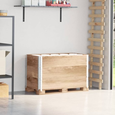 Colliers de palette 3 pcs 100x50 cm bois de pin solide 509443509443