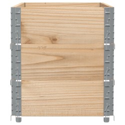 Colliers de palette 3 pcs 100x50 cm bois de pin solide 509443509443