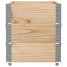 Colliers de palette 3 pcs 100x50 cm bois de pin solide 509443509443