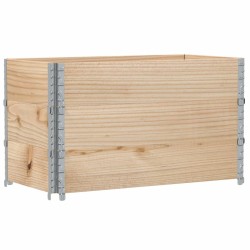 Colliers de palette 3 pcs 100x50 cm bois de pin solide 509443509443