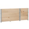 Colliers de palette 3 pcs 100x50 cm bois de pin solide 509443509443