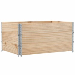 Colliers de palette 3 pcs 120x80 cm bois de pin solide 509445509445