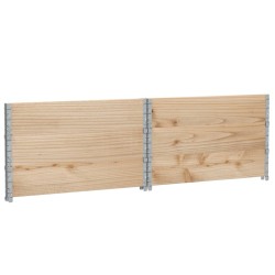 Colliers de palette 3 pcs 100x100 cm bois de pin solide 509452509452
