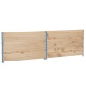 Colliers de palette 3 pcs 100x100 cm bois de pin solide 509452509452