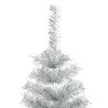Sapin de Noël artificiel avec support argenté 120 cm PET 509458509458