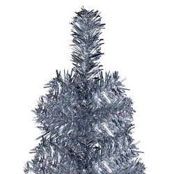 Sapin de Noël étroit Argenté 210 cm  509463509463