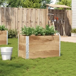 Jardinière 100x50 cm bois de pin massif 509468509468