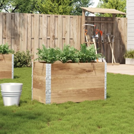 Jardinière 100x50 cm bois de pin massif 509468509468