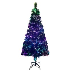 Sapin de Noël artificiel avec support vert 240 cm fibre optique 509575509575