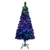 Sapin de Noël artificiel avec support vert 180 cm fibre optique 509576509576