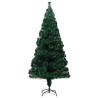 Sapin de Noël artificiel avec support vert 180 cm fibre optique 509576509576