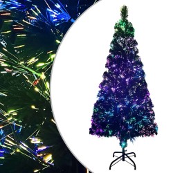 Sapin de Noël artificiel avec support vert 210 cm fibre optique 509577509577