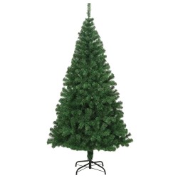 Arbre de Noël artificiel avec branches épaisses vert 180 cm PVC 509578509578