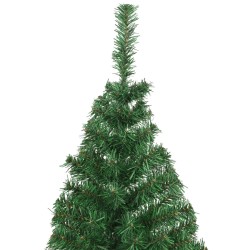 Arbre de Noël artificiel avec branches épaisses vert 180 cm PVC 509578509578