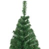 Arbre de Noël artificiel avec branches épaisses vert 240 cm PVC 509579509579