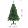Arbre de Noël artificiel avec branches épaisses vert 240 cm PVC 509579509579